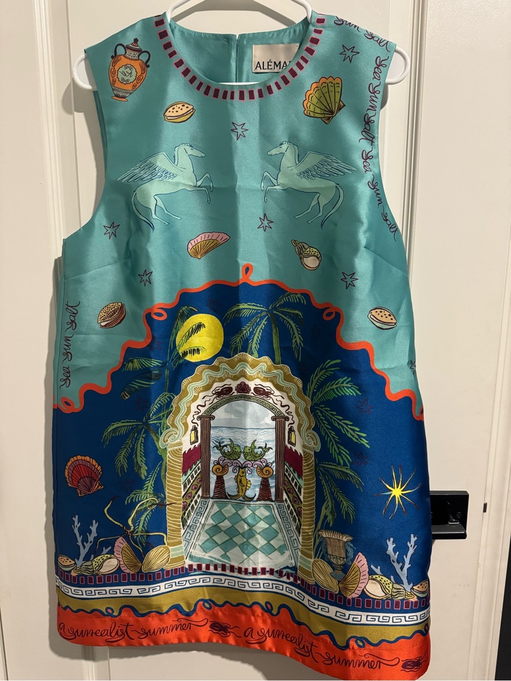 Alemais Surrealist Mini Sleeveless Dress US 8
